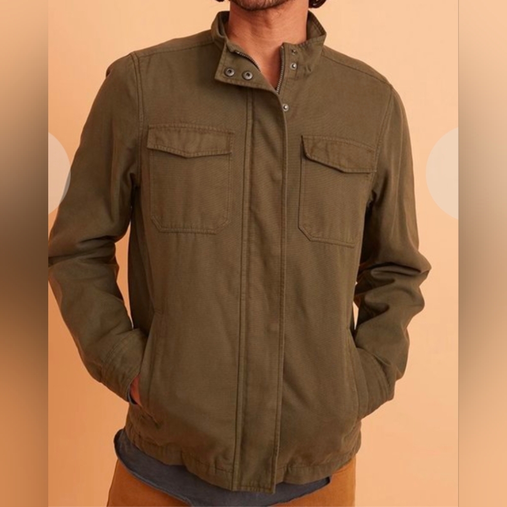 MARINE LAYER RICHMOND UTILITY JACKET - DUSTY OLIVE